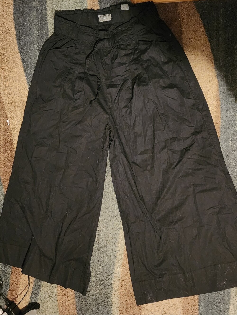 torrid Black Wide-Leg Drawstring Pants